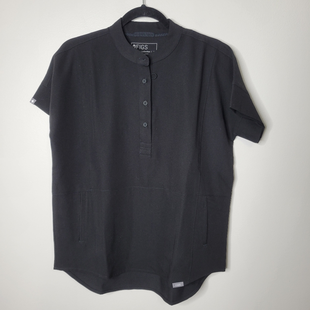 Figs Black Women's Blouse
